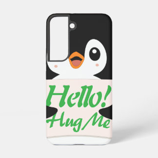 Hallo! Umarme mich - Pinguin-Kostüm-Personalisieru Samsung Galaxy Hülle