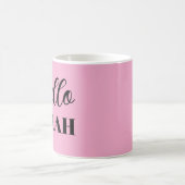 Hallo und dein Name Kaffeetasse (Mittel)