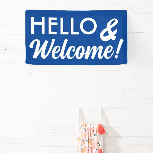 Hallo und Willkommen in jeder Farbe Banner (InSitu)