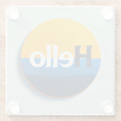 Hallo Untersetzer (Rückseite)