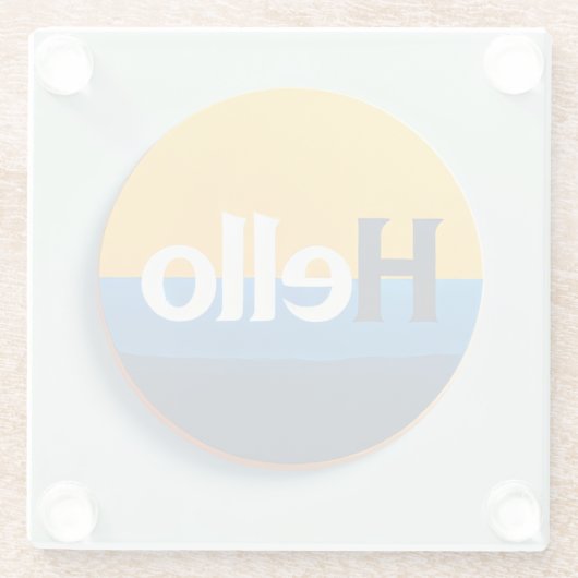 Hallo Untersetzer (Rückseite)