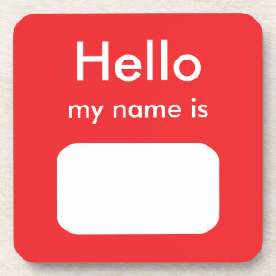 Hallo Untersetzer Cold Hot Drinks Bar Cocktail Wei