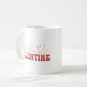 Hallo Valentin Kaffeetasse (Vorderseite Links)