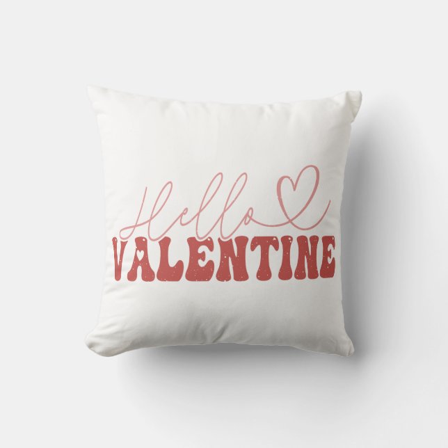 Hallo Valentin Kissen (Vorderseite)