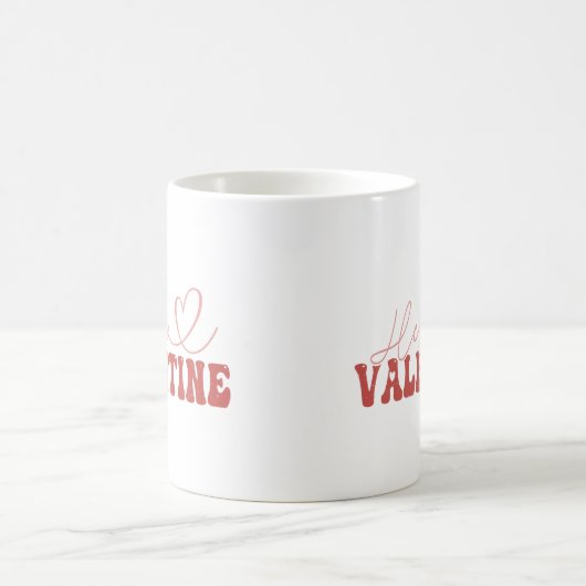 Hallo Valentine Kaffeetasse (Mittel)