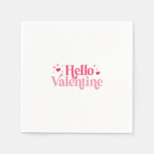Hallo Valentine Napkins Serviette (Vorderseite)