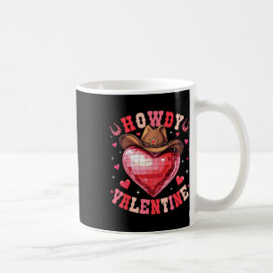 Hallo Valentins Disco-Herz Cowboyhut Western Val Kaffeetasse