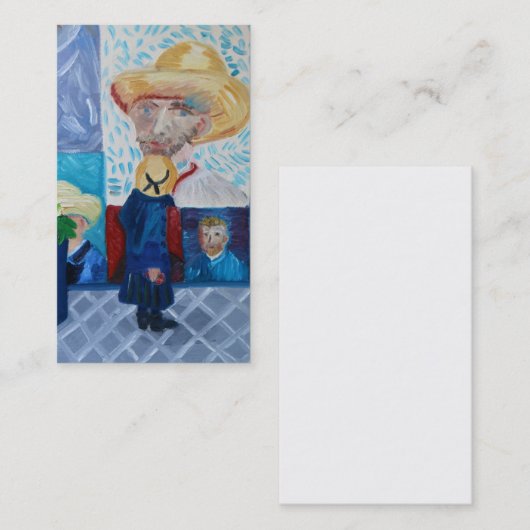 Hallo Van- GoghVisitenkarte Visitenkarte (Vorne/Hinten)