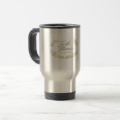 Hallo Vegan-Tasse Reisebecher (Vorderseite Links)