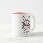 Hallo Verlierer Zweifarbige Tasse (VorderseiteRechts)