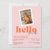 "Hallo, Vier-oh!", Retro-Einladung zum 40. Einladung (Vorderseite)