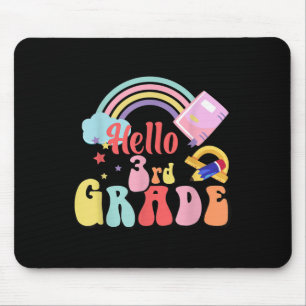 Hallo Vierte 3. Klasse Lehrer Erster Schultag Mousepad