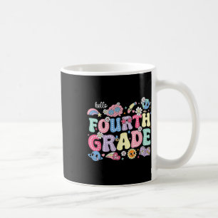 Hallo vierte 4. Klasse Zurück zur Schule Lehrer Ki Kaffeetasse
