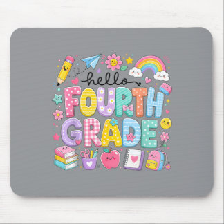 Hallo vierte Klasse erster Schultag Niedlich Mousepad