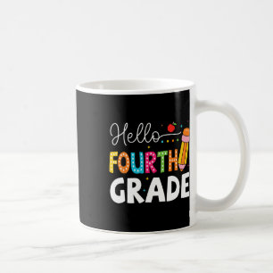 Hallo vierte Klasse erster Schultag zurück in die Kaffeetasse