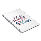 Hallo vierte Klasse Notizblock (Rechte Seite)