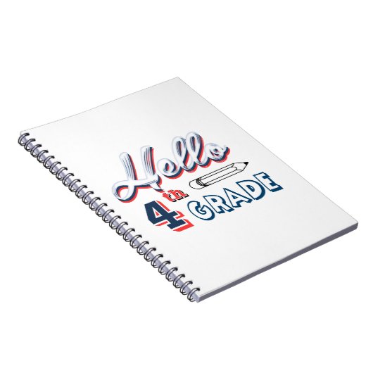 Hallo vierte Klasse Notizblock (Rechte Seite)