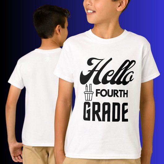 Hallo Vierter Grad, zurück zum T - Shirt der Schul