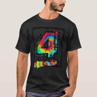 Hallo Vierter Klasse Lehrer Gefärbte Krawatte zurü T-Shirt