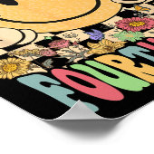 Hallo Vierter Klasse Lehrer Student 4. Klasse zurü Poster (Ecke)