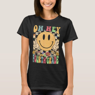 Hallo Vierter Klasse Lehrer Student 4. Klasse zurü T-Shirt
