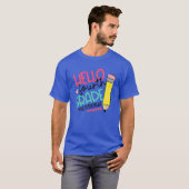 Hallo Vierter Schüler T-Shirt (Vorne ganz)