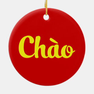 Hallo ~ Vietnam / Vietnamesisch / Tiếng Việt Keramikornament