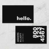 hallo visitenkarte (Vorne/Hinten)