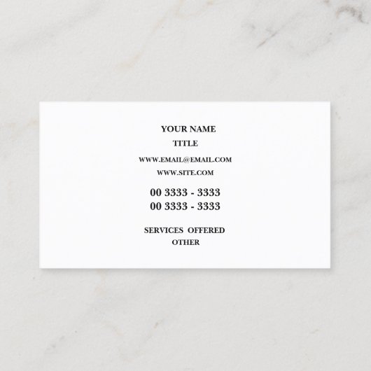 Hallo Visitenkarte (Rückseite)