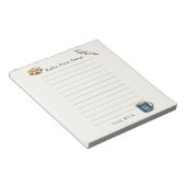 Hallo vom Camp  Notizblock (angewinkelt)