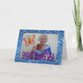 Hallo vom Strand Karte (Rückseite)