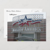 Hallo von... Amerika Postkarte (Vorne/Hinten)