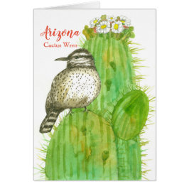 Hallo Von Arizona Cactus Wren Saguaro