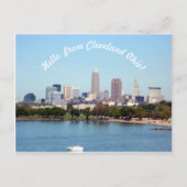 Hallo von Cleveland OH Postcard Postkarte (Vorderseite)