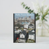 Hallo Von Dayton, Ohio Postcard Postkarte (Stehend Vorderseite)