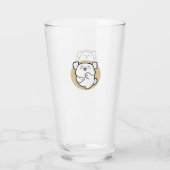 Hallo von der Barked Side Glas (Rückseite)