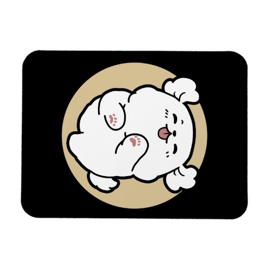 Hallo von der Barked Side Magnet (Horizontal)