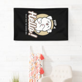 Hallo von der Barked Side - Niedliches Dog Design Banner (Insitu)