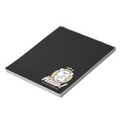 Hallo von der Barked Side - Niedliches Dog Design Notizblock (Rotiert)