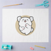 Hallo von der Barked Side Seidenpapier (Basteln)