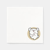 Hallo von der dunklen Seite II Serviette (Vorderseite)