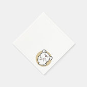 Hallo von der dunklen Seite II Serviette (Ecke)