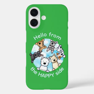 Hallo von der glücklichen Seite iPhone 16 Hülle