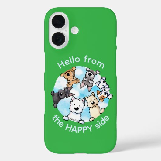 Hallo von der glücklichen Seite Case-Mate iPhone Hülle (Rückseite)