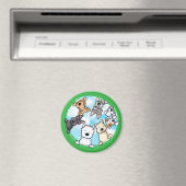 Hallo von der glücklichen Seite Magnet (In Situ (Geschirrspüler))