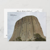 Hallo von... Devils Tower National Monument Postkarte (Vorne/Hinten)