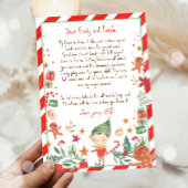 Hallo von Elf Ankunft Letter Ich bin zurück Weihna Einladung