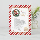 Hallo von Elf Willkommensbrief Einladung (Stehend Vorderseite)