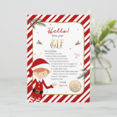 Hallo von Elf Willkommensbrief Einladung (Stehend Vorderseite)