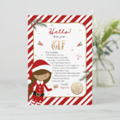 Hallo von Elf Willkommensbrief Einladung (Stehend Vorderseite)